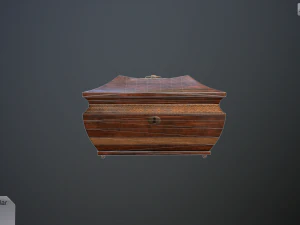 antique casket 3D Model