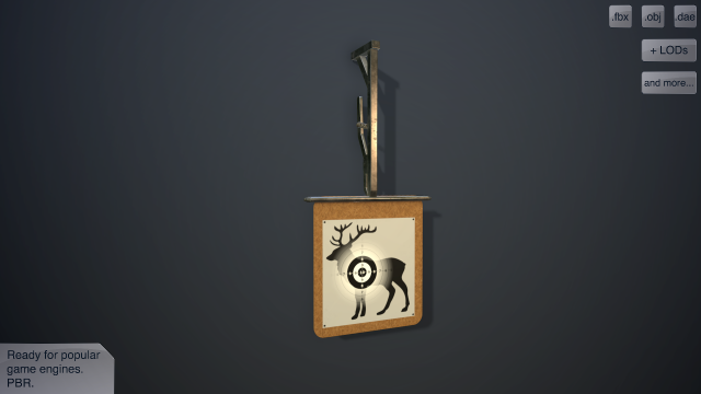 target vol 1 Modello 3D .c4d .max .obj .3ds .fbx .stl .blend 