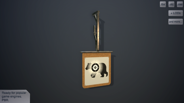 target vol 2 Model 3D .c4d .max .obj .3ds .fbx .stl .blend 