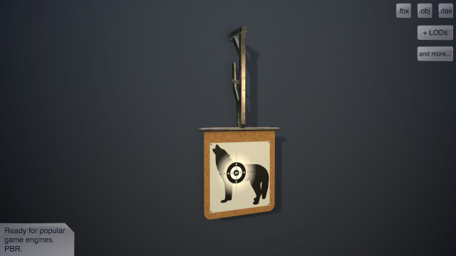 target vol 4 Model 3D .c4d .max .obj .3ds .fbx .stl .blend 