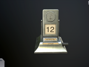 desk calendar ussr Modelo 3D
