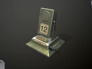 desk calendar ussr 3D Model