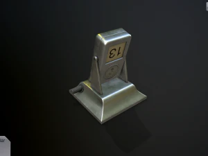 desk calendar ussr 3D Model