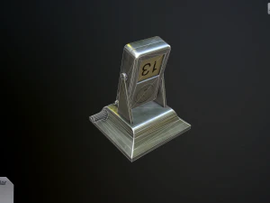 desk calendar ussr 3D Model