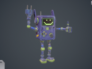game console Modelo 3D