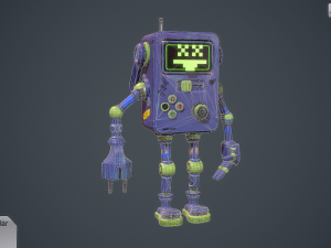 game console Modelo 3D