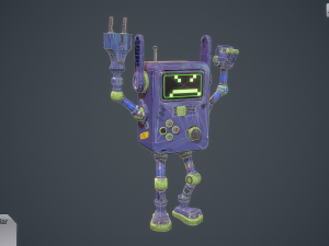 game console Modelo 3D