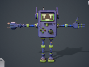 game console Modelo 3D