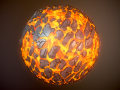 stylized lava and stones CG Textures