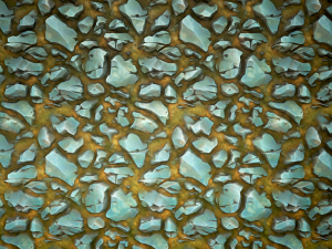 stylized mossy stone Tekstur CG