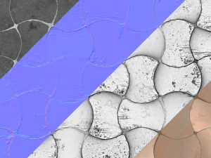 stone sidewalk CG Textures