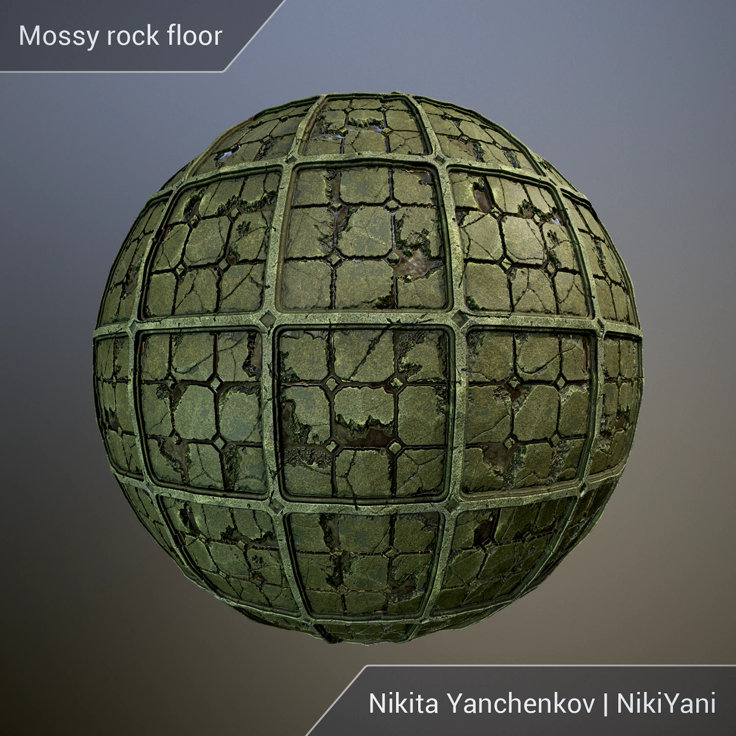 mossy rock floor CG Textures .c4d .max .obj .3ds .fbx .stl .blend