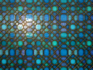 stylized stained glass windows CG 纹理