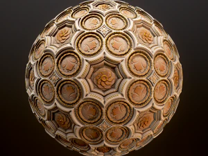 plafond sculpt&eacute; d&eacute;cor&eacute; CG Textures