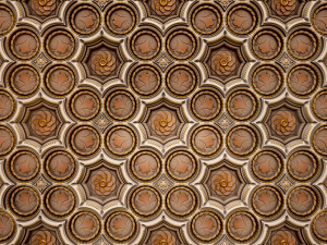 decorated carved ceiling CG Texturen