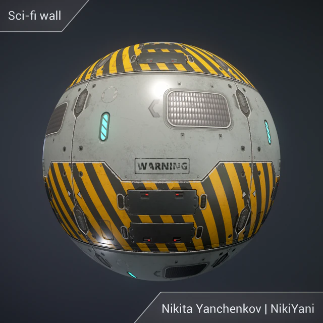 sciencefiction muur CG Texturen .c4d .max .obj .3ds .fbx .stl .blend 