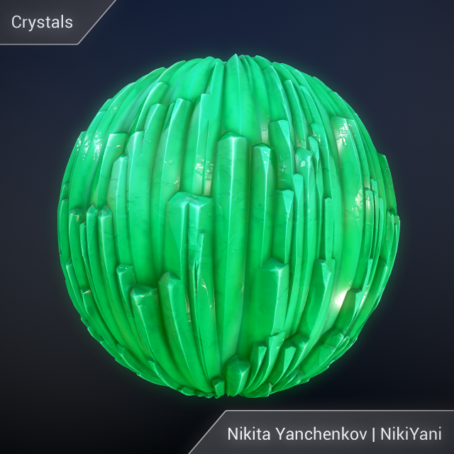crystals CG テクスチャ .c4d .max .obj .3ds .fbx .stl .blend 