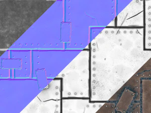 metal plate CG Textures