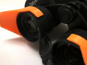 binocular lens hood clip 4 cm 3D Print Model