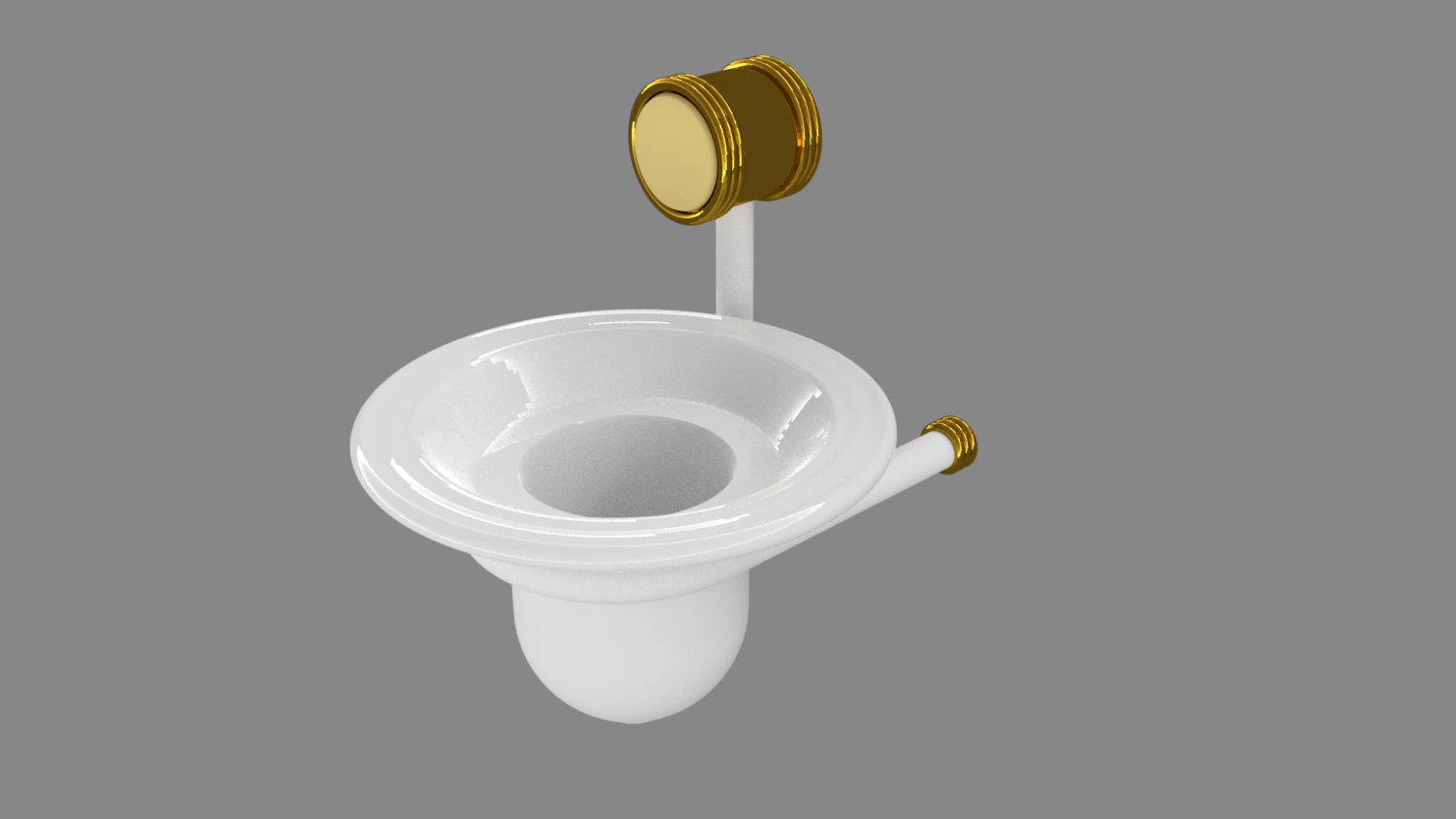wall-mounted toothbrush holder 3D Print Model .c4d .max .obj .3ds .fbx .stl .blend