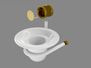 wall-mounted toothbrush holder 3D Print Model