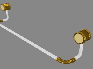 wall towel rack Modelo de Impressão 3D