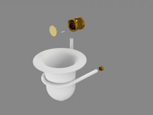 toilet brush holder 3Dプリントモデル