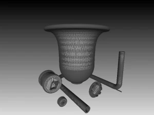 toilet brush holder 3D Print Model
