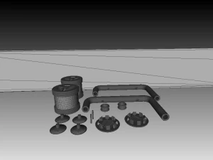 bathroom shelf 3D Print Model