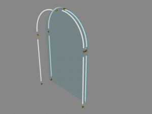 italian desing bathroom set 3D Baskı Modeli