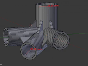 gazebo side joint 3D Print Model