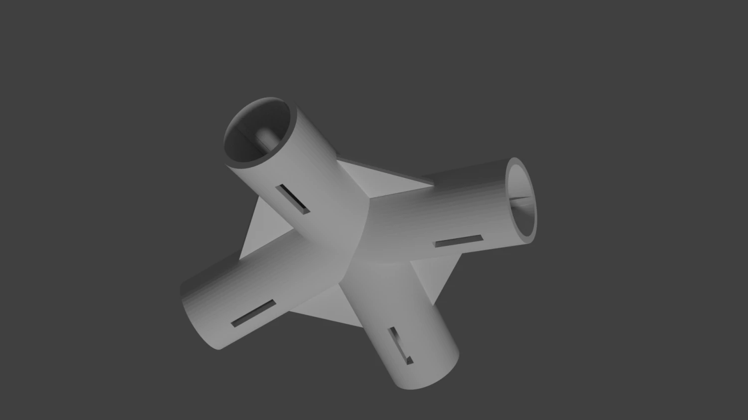 gazebo central joint 3D Print Model .c4d .max .obj .3ds .fbx .stl .blend