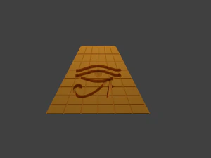 toothpick holder pyramid 3D Print Model
