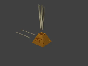 toothpick holder pyramid 3D Print Model