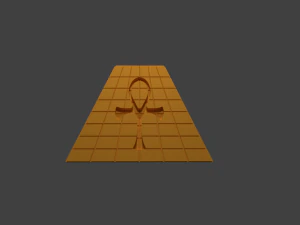 toothpick holder pyramid 3D Print Model