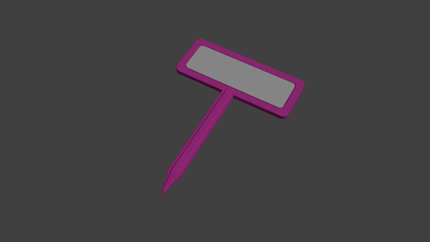 etichetta della pianta Modello di stampa 3D .c4d .max .obj .3ds .fbx .stl .blend 