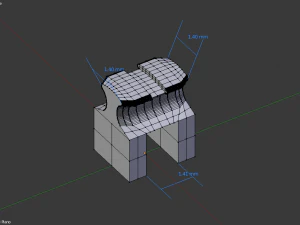 zip tooth 3D Print Model