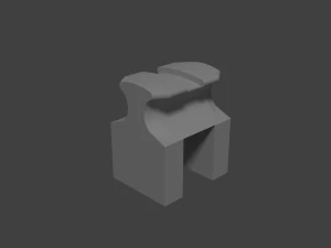 zip tooth 3D Print Model