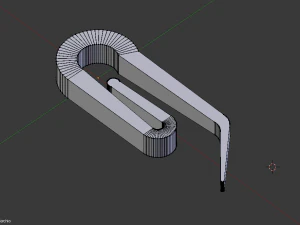 curtain hook 3D Print Model