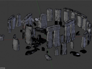 stonehenge 3Dプリントモデル