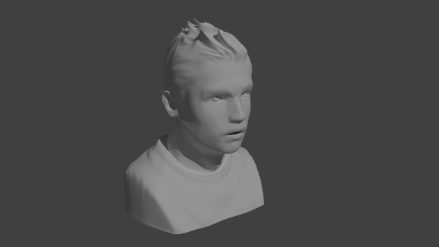 cristiano ronaldo 3Dプリントモデル .c4d .max .obj .3ds .fbx .stl .blend