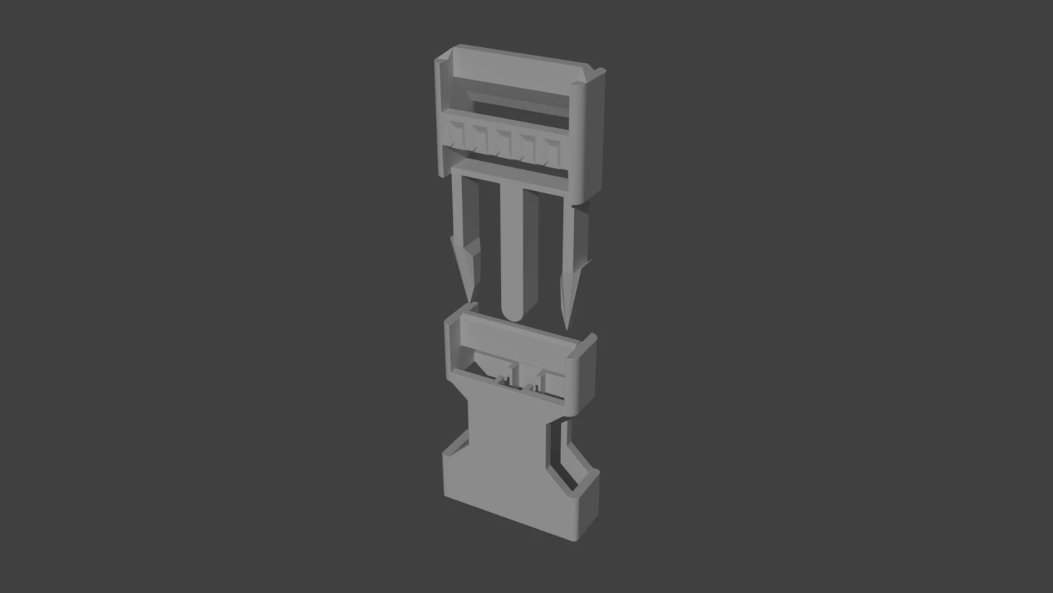 clip buckle 3D Print Model .c4d .max .obj .3ds .fbx .stl .blend 