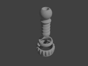 hydraulic fitting 3-4 3Dプリントモデル