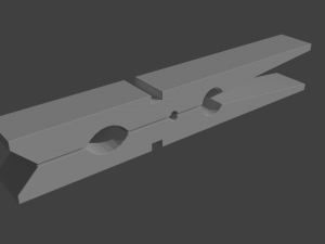 clothespin 3D Print Model