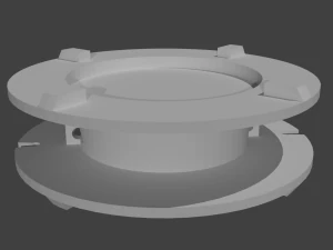 enrollador de parte del cabezal de la desbrozadora Modelo de impresión 3D