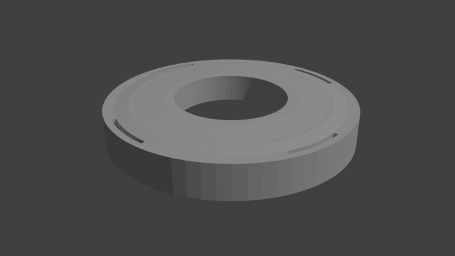 brush cutter head upper part 3D Print Model .c4d .max .obj .3ds .fbx .stl .blend 