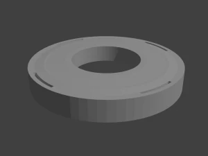 예초기 헤드 상부 3D 프린트 모델