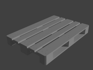 epal pallet 1-10 scale Modelo de impresión 3D