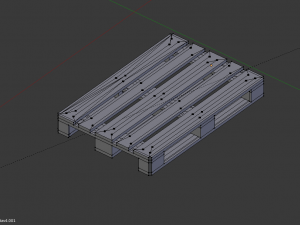 epal pallet 1-10 scale 3D 프린트 모델