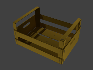 wooden box Modelo de Impressão 3D